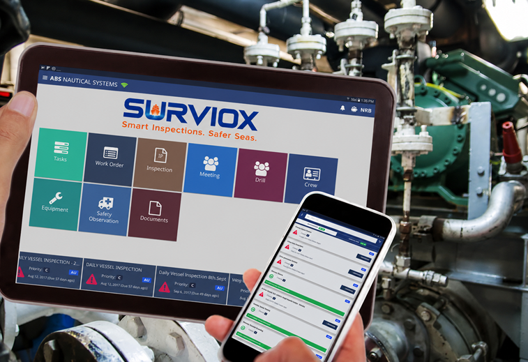 Digital vessel inspection software with Surviox for efficient ship inspections