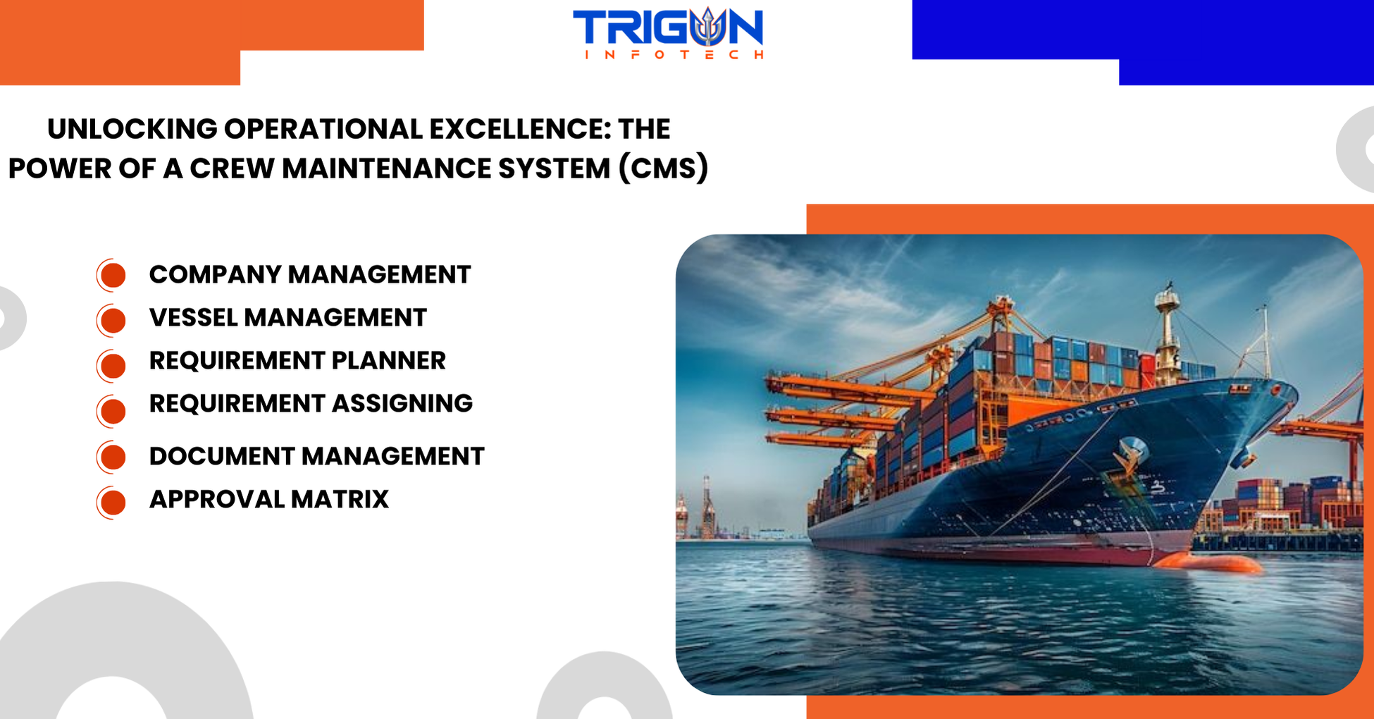 Crew Maintenance System dashboard coordinating vessel operations, training alerts, documentation, and staffing workflows