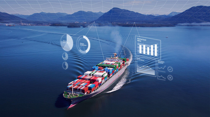 Digital ship management software dashboard for fleet owners